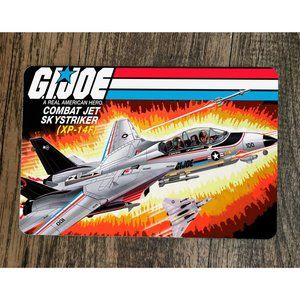 Combat Jet Skystriker 8x12 Metal Wall Sign GI Joe Poster‎ XP-14F